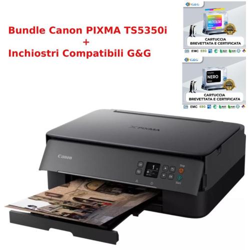 MF INK COL A4 WIFI F/R 13PPM CANON PIXMA TS5350I + INK COMPATIBILE