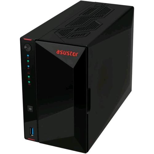 ASUSTOR AS5402T NIMBUSTOR NAS 2 BAY HDD & SSD 2.5"/3.5" INTEL CELERON N5105 2GHz RAM 4GB 2.933MHz LAN: 10,100,1000,2500 Mbit/s NERO