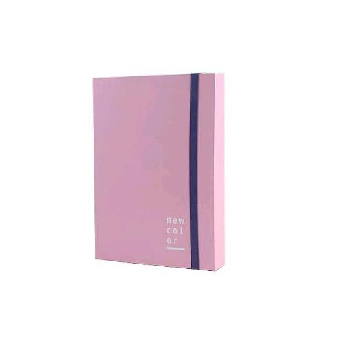 BREFIOCART NEW COLOR CARTELLA PORTAPROGETTI 3 LEMBI CON ELASTICO PIATTO 250X350 mm DORSO 5 CM COL. ROSA