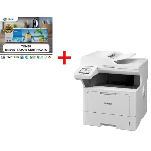 MF LAS B/N A4 LAN F/R 48PPM BROTHER DCPL5510DW + KIT TONER