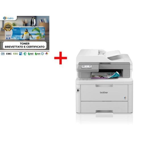 MF LAS COL A4 FAX WIFI LAN F/R 26PP BROTHER MFCL3760CDW + KIT TONER
