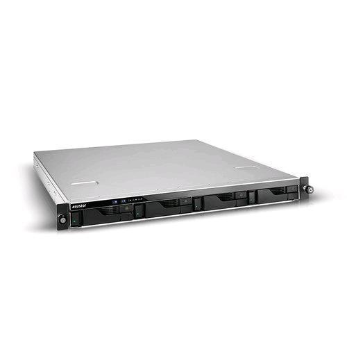 ASUSTOR LOCKERSTOR 4RD NAS CHASSIS RACK 1U ATOM C3538 2.1GHz RAM 8GB-4 BAY HDD/SSD 2.5"/3.5" GRIGIO