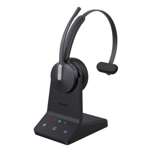 Yealink WH64 Mono UC Auricolare Wireless A Padiglione Ufficio USB tipo-C Bluetooth Nero