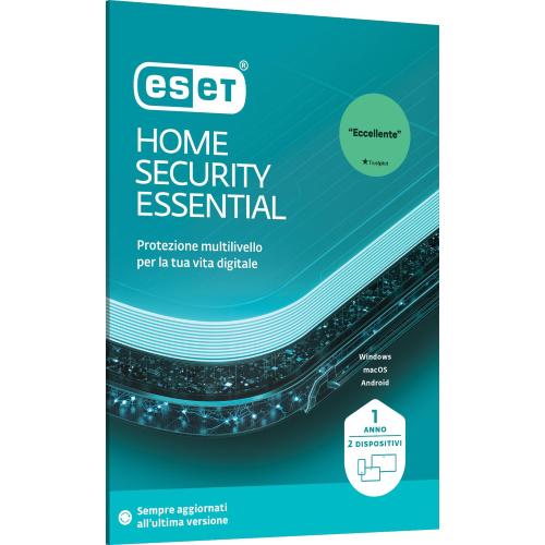 HOME SECURITY ESSENTIAL ESET 2U 1Y NEW
