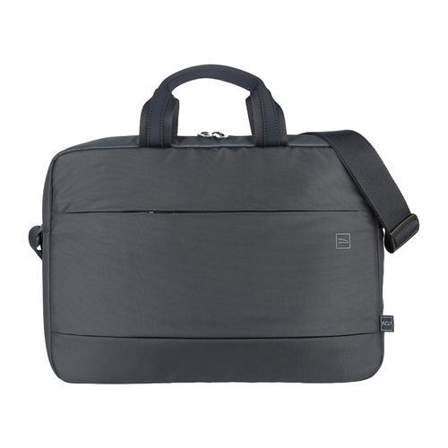 TUCANO GLOBAL 2 BORSA PER NOTEBOOK DA 15.6" IN PLASTICA RECICLATA TASCA FRONTALE E TASCA INTERNA CON TRACOLLA BLU