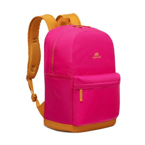 RIVACASE 5561 MESTALLA ZAINO PER NOTEBOOK DA 15.6" IN POLIESTERE TASCHE LATERALI E TASCA FRONTALE ROSA