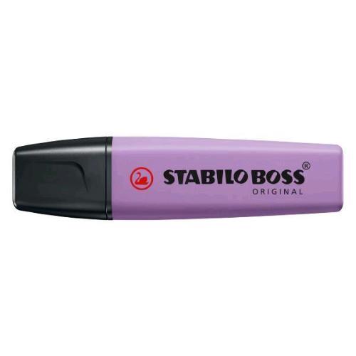 STABILO BOSS WILDFLOWER EVIDENZIATORE PUNTA A SCALPELLO 2/5 mm VIOLA CONF 10 Pz.