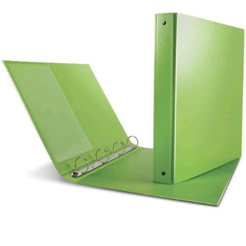 SEI ROTA NETTUNO RACCOGLITORE A 4 ANELLI DA 30 mm IN STRATOPAN 320X275X35 mm VERDE CHIARO CONF 10 Pz.