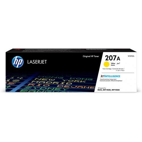 HP TONER 207A, GIALLO. 1250 PAG, PER Pro M255dw, M282nw, M283fdn, M283fdw