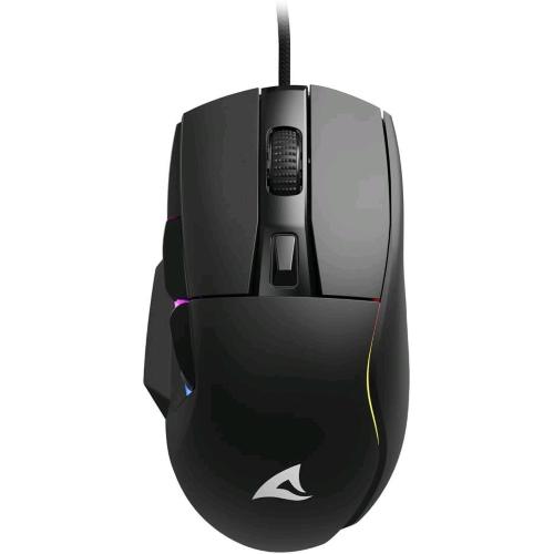 SHARKOON SKILLER SGM35 MOUSE OTTICO GAMING MANO DESTRA USB-A 6.400 DPI NERO