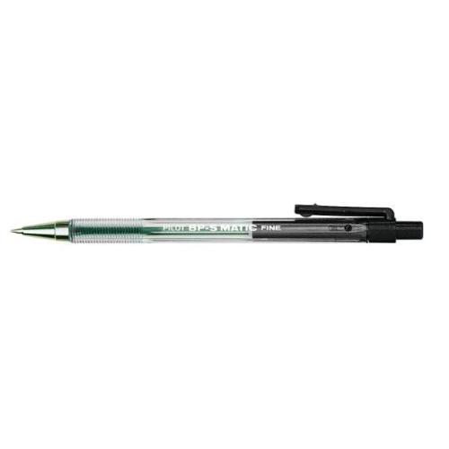 PILOT BP-S MATIC PENNA A SFERA A SCATTO NERO PUNTA CONICA 1mm CONF 12Pz.