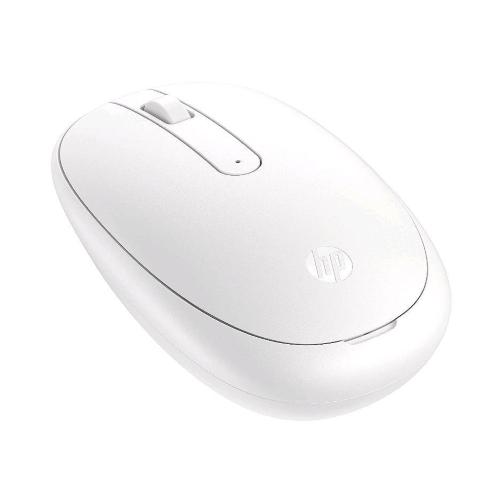 HP 240 MOUSE BLUETOOTH OTTICO 1.600 DPI 3 PULSANTI ROTELLA DI SCORRIMENTO IMPUGNATURA PRATICA E FUNZIONALE ELEGANTE DESIGN AMBIDESTRO BIANCO