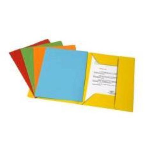 FRASCHINI CARTELLINE SEMPLICI IN CARTONCINO 140 GR 250X330MM A4 COL. GIALLO CONF 100 Pz.