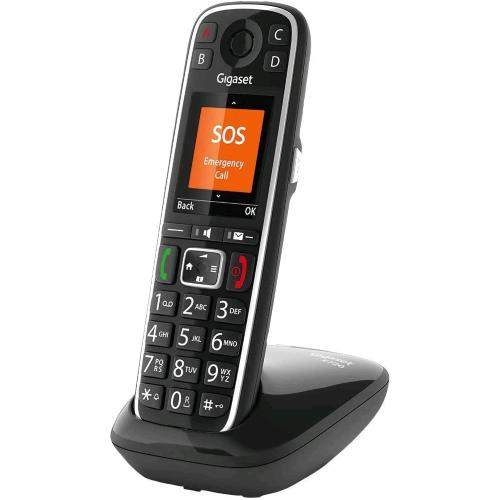GIGASET E720 CORLDESS DECT BLUETOOTH CON ANNUNCIO VOCALE DI CHI CHIAMA NERO