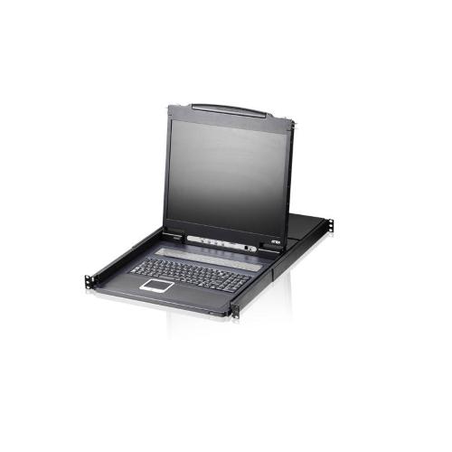 8-PORT SINGLE RAIL 19" LCD KVM IT