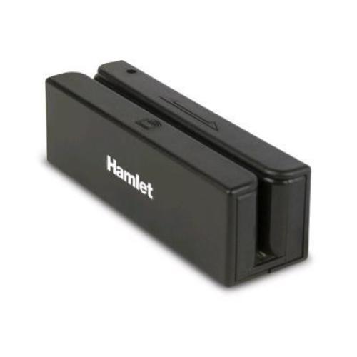HAMLET LETTORE USB DI TESSERE A BANDA MAGNETICA 1 /2 / 3 TRACCE COLORE NERO