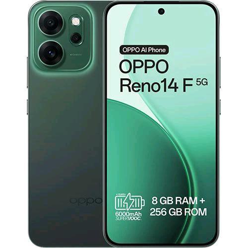 OPPO RENO 14F 5G DUAL SIM 6.57" OCTA CORE 256GB RAM 8GB 5G ITALIA LUMINOUS GREEN
