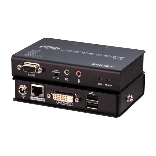 Estensore KVM Mini USB DVI HDBaseT, CE611