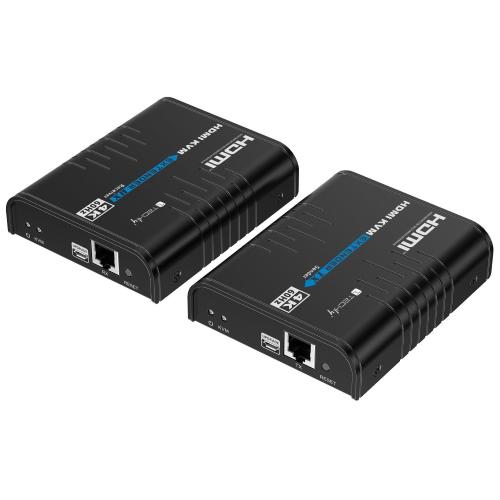 KVM HDMI 4K@60Hz Extender Cavo Cat.5/6 Nero