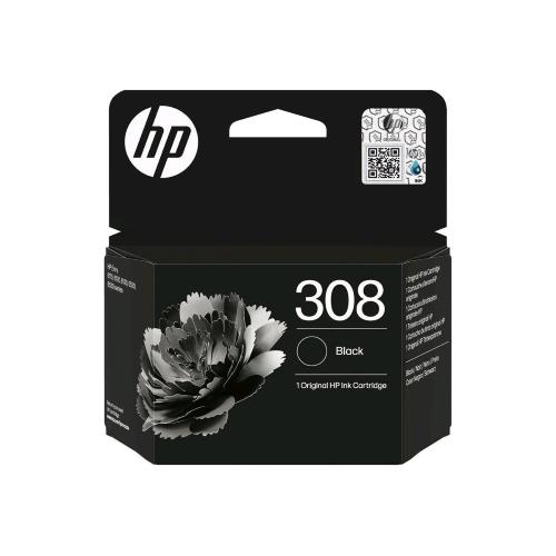 HP 308 CARTUCCIA INCHIOSTRO NERO PER HP DeskJet 2900, 4300 HP Envy 6110e, 6120e, 6122e, 6130e, 6132e, 6520e, 6530e, 6532e, 6558e, Envy 6100, Envy 6165e, Envy 6500 160 PAGINE