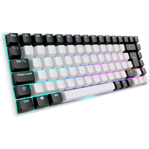 SHARKOON SKILLER SGK50 S3 TASTIERA MECANICA GAMING WIRED USB SWITCH QWERTY RGB LED WHITE