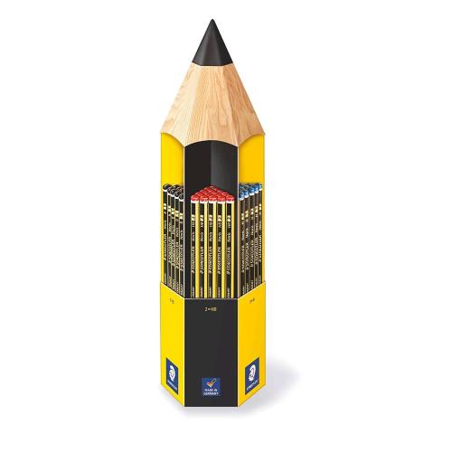 STAEDTLER ESPOSITORE NORIS MATITE ASSORTITE IN 5 GRADAZIONI CONF 90 Pz.