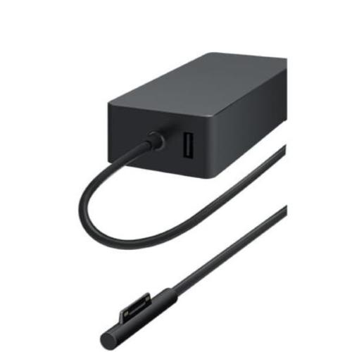 MICROSOFT SURFACE POWER SUPPLY USB 65W ALIMENTATORE 65 W NERO