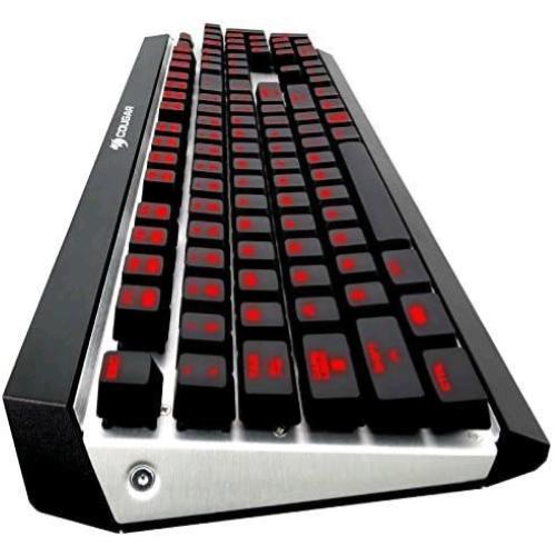 COUGAR ATTACK X3 GAMING TASTIERA GAMING USB CHERRY MX MECHANICAL SWITCH US LAYOUT ALLUMINIUM