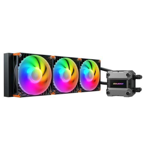 COUGAR POSEIDON ULTRA ARGB 360 CPU LIQUID COOLERCPU LIQUID COOLER DISSIPATORE PER CPU A LIQUIDO RGB INTEL 3 VENTOLE 120mm 1851/1700/1200 AMD AM5/AM4