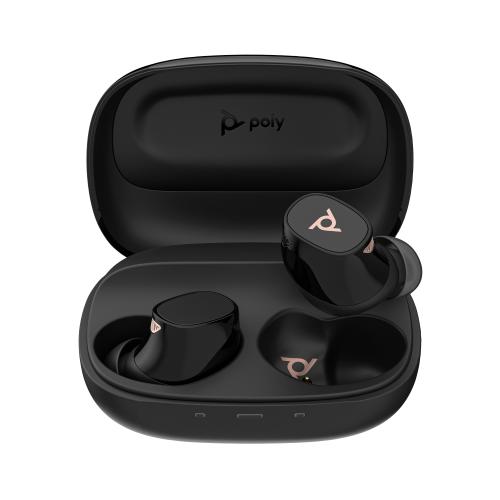 HP Poly Voyager Free 20 Auricolari Neri + Custodia di Ricarica Base EMEA-INTL Spina Euro