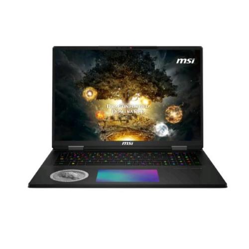 MSI TITAN 18 HX DRAGON A2XWJG-401IT 18" MINI LED 3840 x 2400 INTEL CORE ULTRA 9 285XH RAM 96GB-SSD 6TB NVMe 3 DISCHI-NVIDIA GEFORCE RTX 5090 24GB-2.5Gbe ETHERNET-WIN 11 PROF (9S7-1824A5-401)