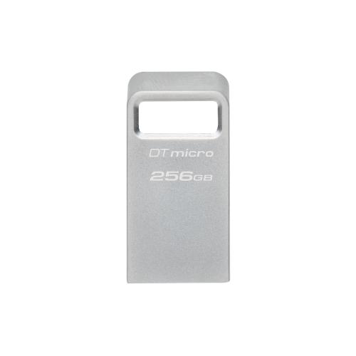 KINGSTON DATATRAVELER MICRO CHIAVETTA USB3.2 256GB 200MB/S METAL ARGENTO