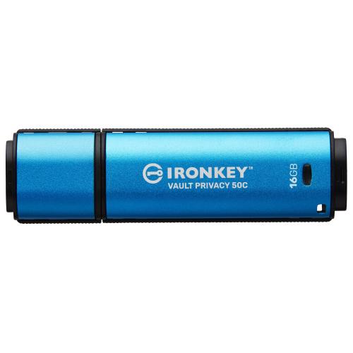 16GB USB-C IRONKEY VAULTPRIVACY 50C