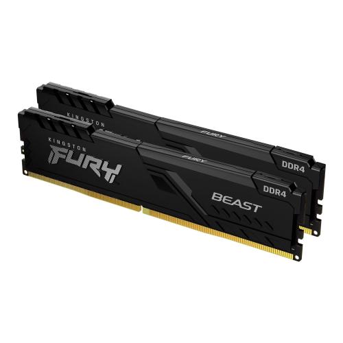 KINGSTON FURY BEAST BLACK 16GB 2x 8GB DDR4 3.200MHz CL16 DIMM