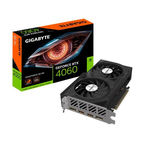 GigaByte GeForce RTX 4060 Windforce V1 OC 8GB