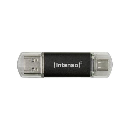 INTENSO TWIST FLASH DRIVE 64GB USB-A 3.2 + USB-C GRIGIO