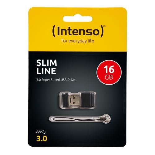 INTENSO SLIM LINE CHIAVETTA USB 3.0 16GB BLACK
