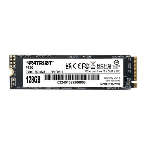 PATRIOT P320 SSD 128GB M.2280 NVMe PCI Express 3.0