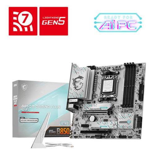 MSI B850M GAMING PLUS WI-FI 7 AMD B850 Socket AM5 micro ATX