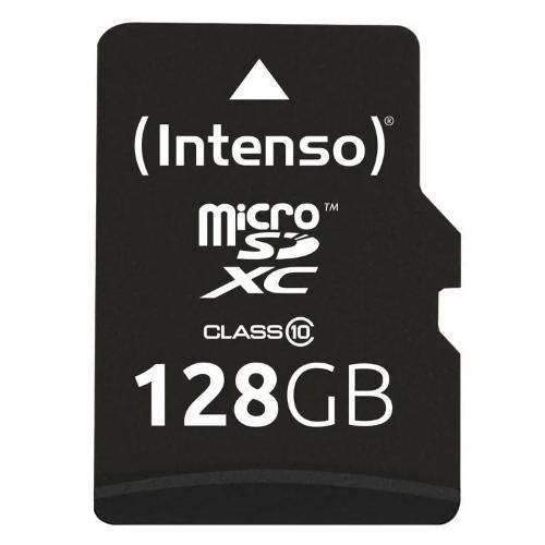 INTENSO MICRO SDXC CON ADATTATORE 128 GB CLASSE 10 NERO
