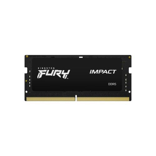 DDR5 16GB 5600 MHZ SO-DIMM FURY IMPACT BLACK CL40 KINGSTON