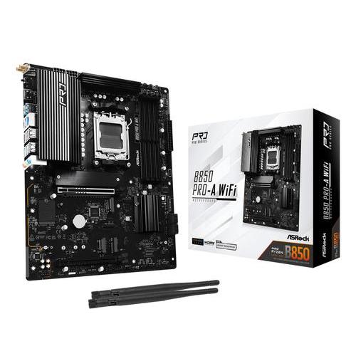 ASROCK B850 PRO-A WIFI AMD B850 SOCKET AM5 ATX 4 x DDR5 4x M.2