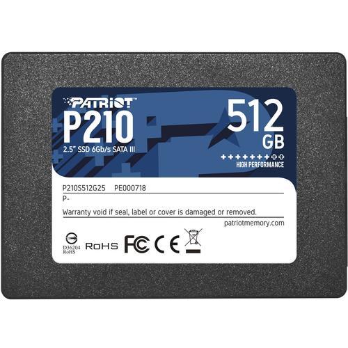 PATRIOT P210 SSD 512GB SATA III 2.5"