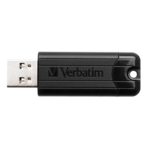VERBATIM PINSTRIPE PEN DISK 32GB USB 3.0 STORE NGO W/R 30/10MBPS BLACK