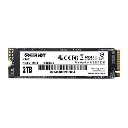 PATRIOT P320 SSD 2TB M.2 2280 NVMe PCI Express 3.0