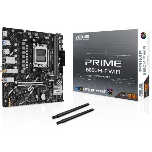 ASUS PRIME B850M-F AURA WI-FI 6 AMD B850 SOCKET AM5 DDR5 Micro-ATX