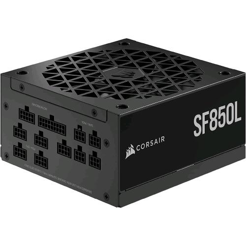 CORSAIR SF850L ALIMENTATORE 850 W COMPLETAMENTE MODULARE 80 PLUS GOLD A BASSO RUMORE VENTOLA PWM SILENZIOSA 120mm NERO