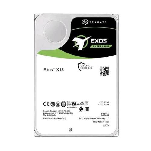 SEAGATE EXOS X18 HDD 14.000GB 3.5" SATA III SED 7.200RPM HELIUM 512E/4KN BUFFER 256 MB