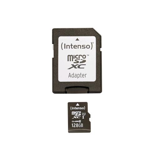 INTENSO MICRO SDXC 128GB CLASSE 10 CON ADATTATORE