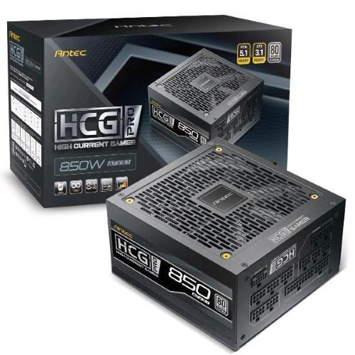 ANTEC HCG850 PRO PEC ALIMENTATORE HIGH CURRENT GAMER PRO ATX 3.1 - 850 W 80 PLUS PLATINUM PFC ATTIVO PCIE 5.1